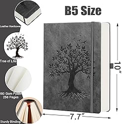 ZXHQ B5 Bullet Dotted Journal Notebook:150gsm Thick