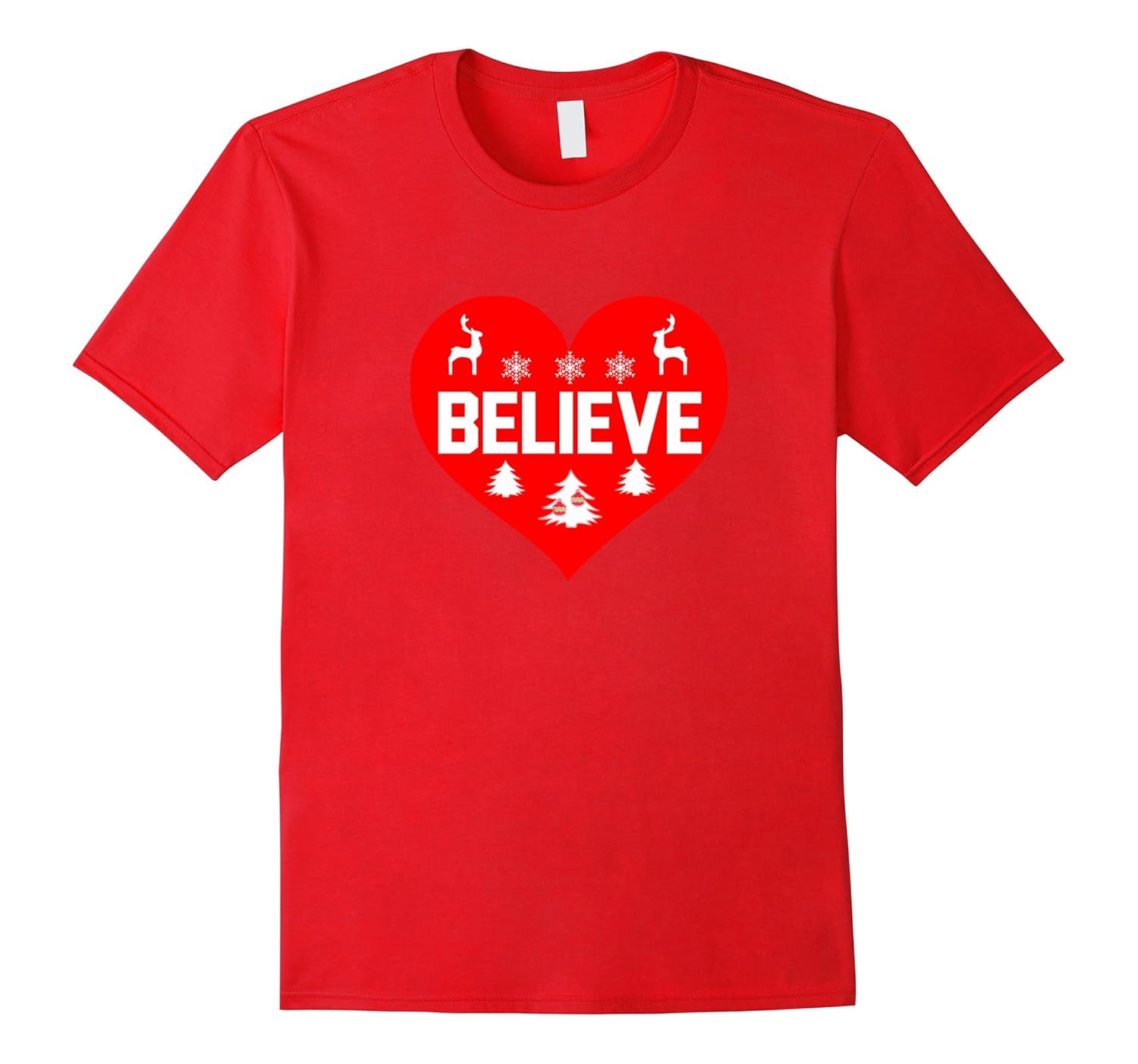 believe christmas pajamas T-Shirt-ANZ