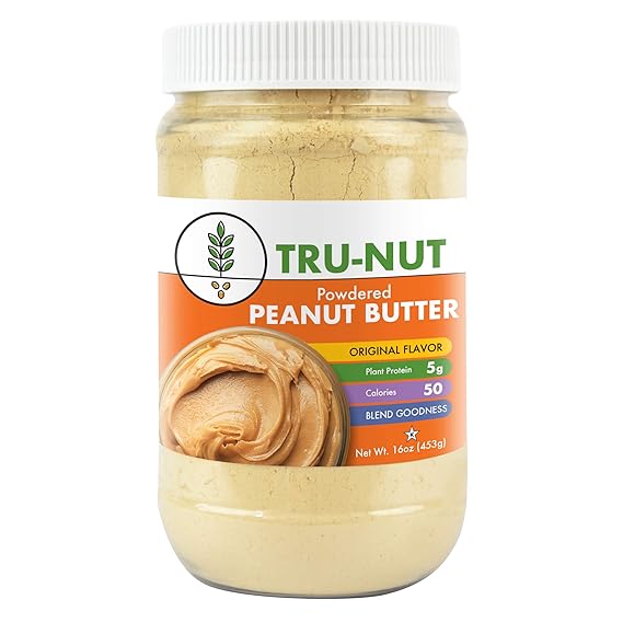 TruNut Powdered Peanut Butter Original, 453g (1 lb) Amazon.co.uk Grocery