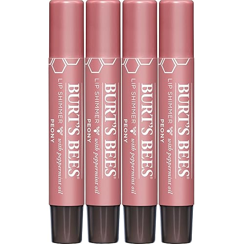 Burt's Bees Shimmer Lip Tint Stocking Stuffers Set, Shimmering Lip Oil
