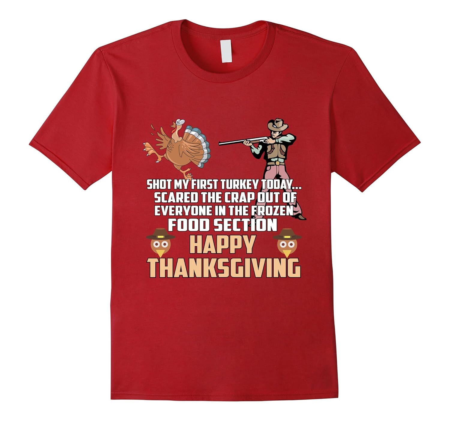 Funny Turkey Thanksgiving Day T-Shirt Kids Adult and family-ANZ