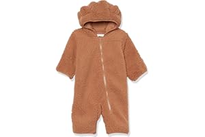 Amazon Essentials Unisex Babies' Sherpa Fleece Bunting Suit