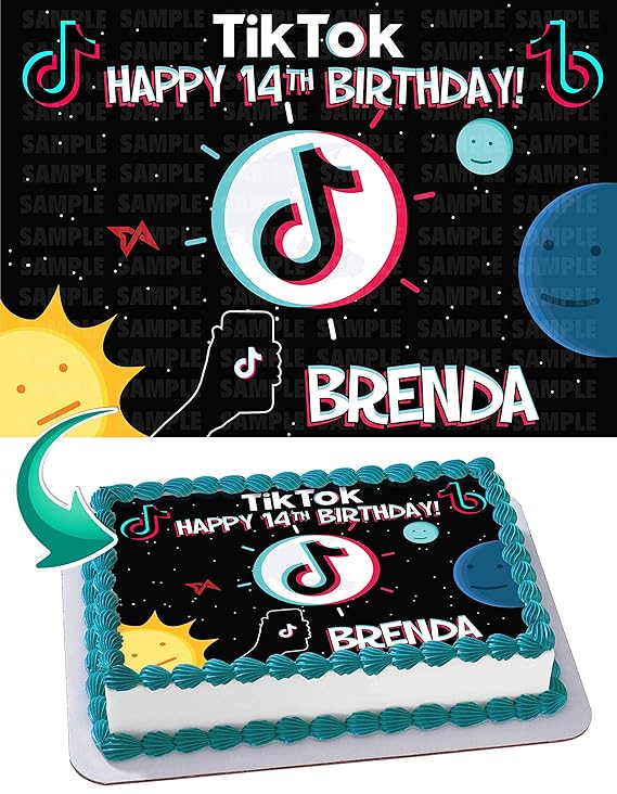 Glossy Photo Paper Peace Love Tiktok Cake Topper Cupcake Topper Home Garden Party Supplies Glossy Photo Paper Peace Love Tiktok Cake Topper Cupcake Topper Home Garden Party Supplies