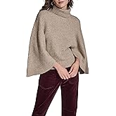 BCBG womens Ribbed Poncho