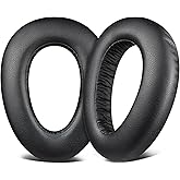 SOULWIT Earpads Replacement for Sennheiser PXC480, PXC550, PXC 550-II, MB660 UC, MB 660 MC, Ear Pads Cushions for EPOS Adapt 660, with Soft Protein Leather, Noise Isolation Foam - Black