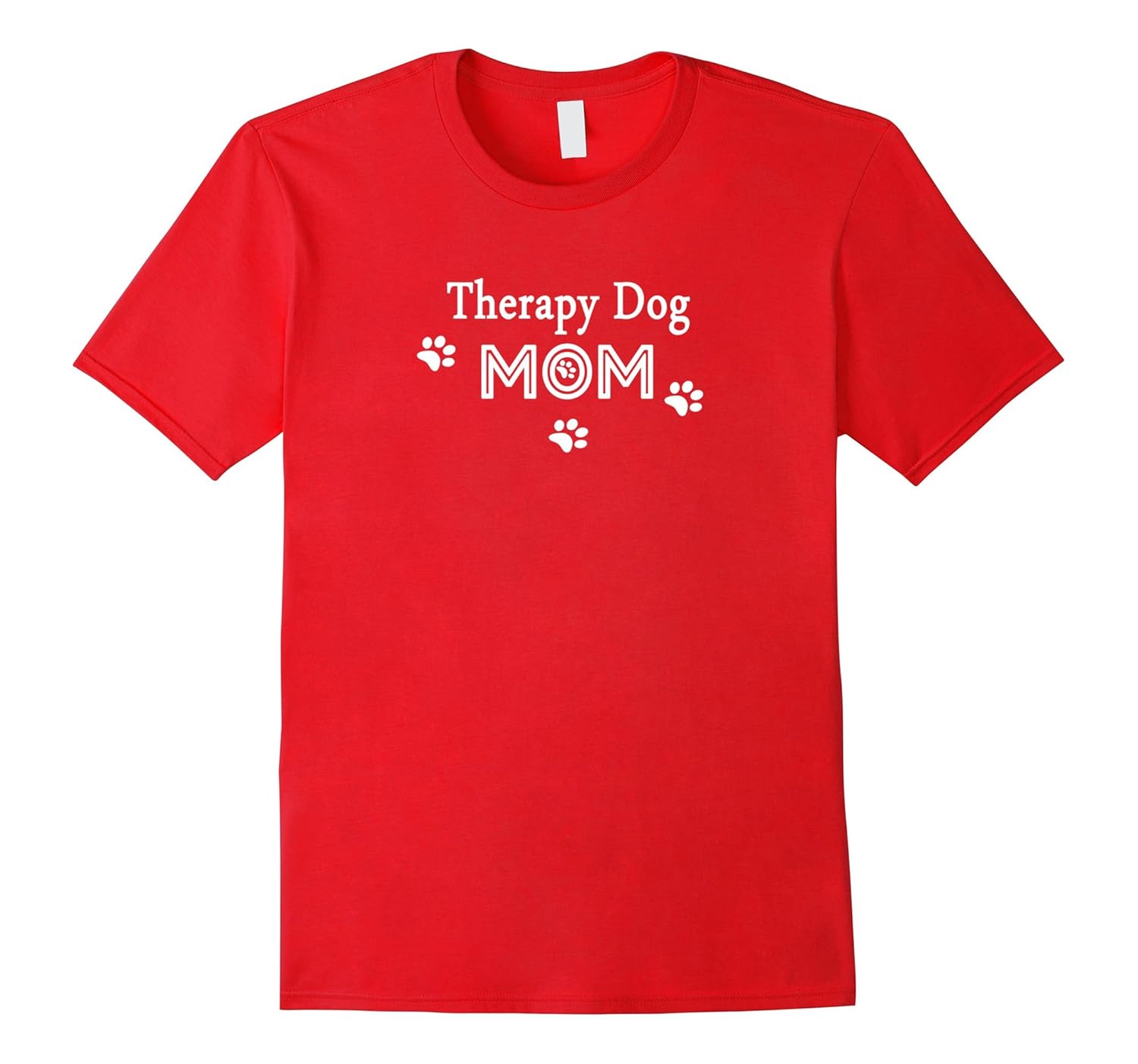 Therapy Dog Mom T-Shirt Dog Pet Lovers Canine Volunteer-ANZ