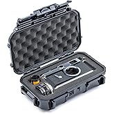 Evergreen 56 Waterproof Dry Box Protective Case with Pick & Pluck Foam - Travel Safe/Mil Spec/USA Made - for Cameras, Phones, Camping, Fishing, Hiking, Water Sports, Knives, Survival (Black)