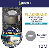 Bostik Flashband Self Adhesive Flashing Tape Roofs Grey 600mm x 10m view 2