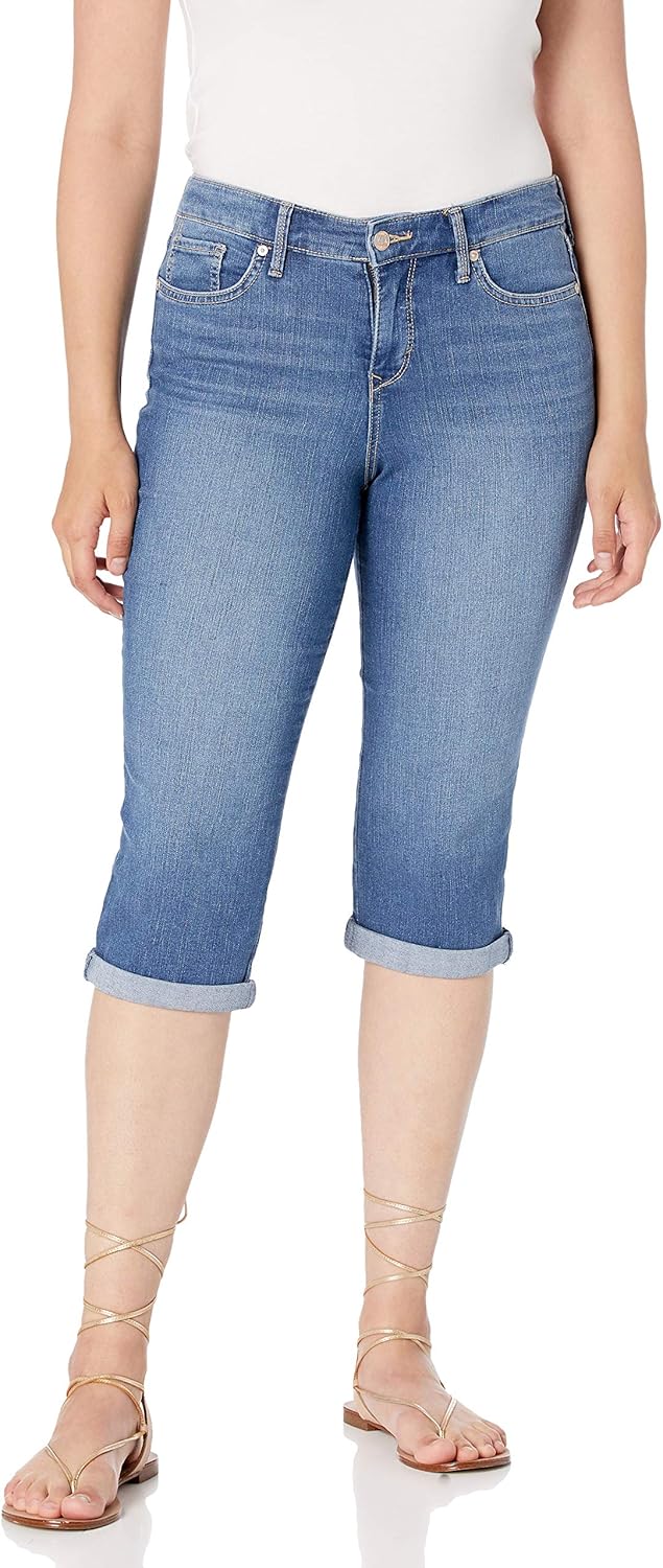 gloria vanderbilt roll cuff capri