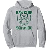 Stranger Things 4 Hawkins High School Green Logo Pullover Hoodie