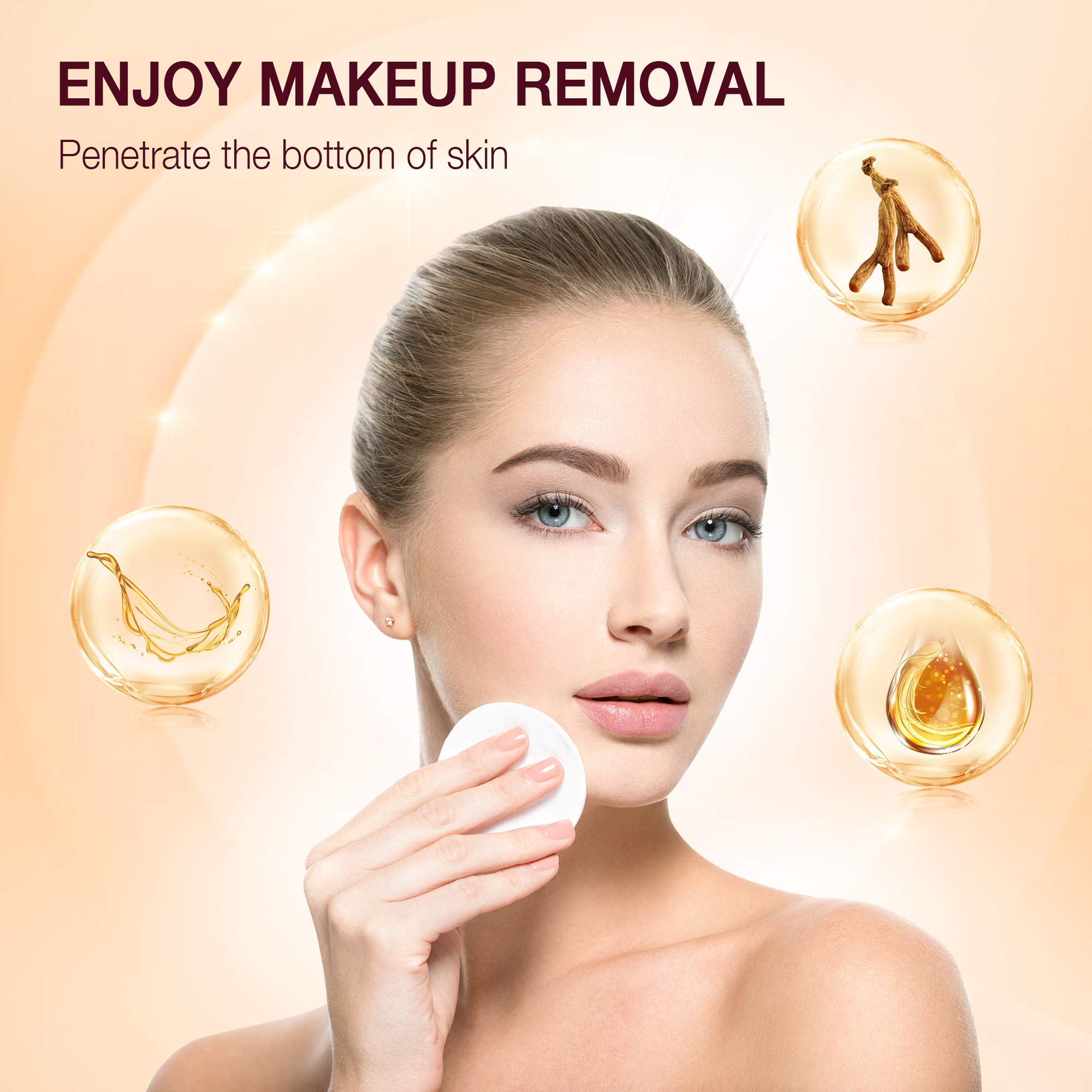 Donginbi Red Ginseng Moisture & Deep Cleansing Oil Gel - Mild, Non-Greasy, Moisturizing Face Cleanser with Natural Ingredients, Removes Makeup, Korean Skin Care 6.7 Fl.Oz(200ml) by Korea Ginseng Corp