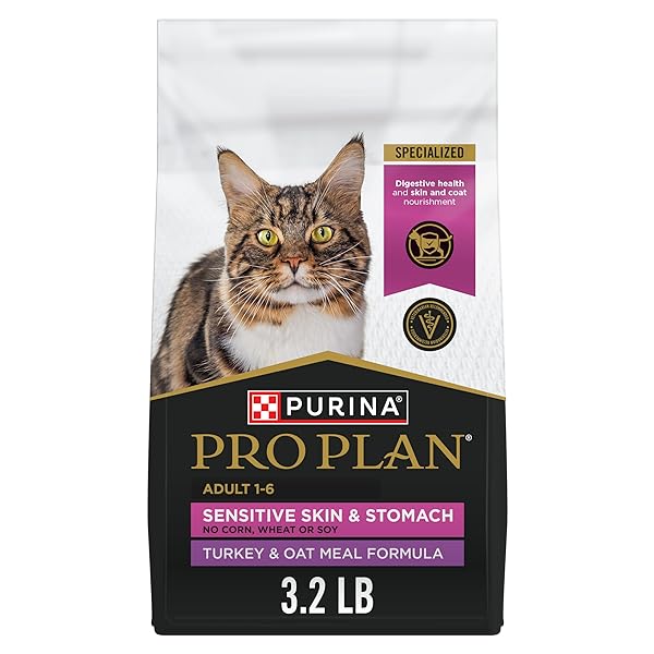PURINA PRO PLAN WITH PROBIOTICS, SENSITIVE SKIN &...