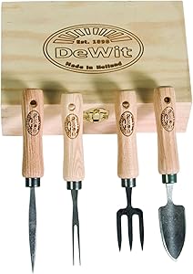 DeWit Bonsai Tool Kit in Wooden Box