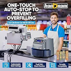 Coin Counter Machine, Electric Coin Sorter Sort 270