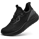 Slow Man Mens Walking Sneakers Wide Width Slip on Tennis Shoes,Lightweight Breathable Running Shoes,Ideal for Athletic Workout Gym Jogging and Casual Wear