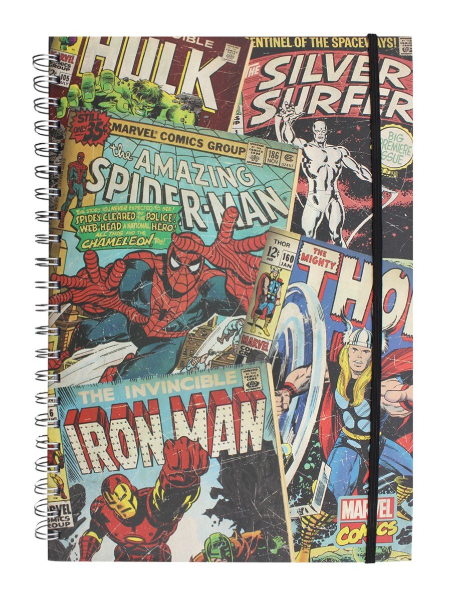 Marvel A4 SR71672 Comics "Montage" Notebook