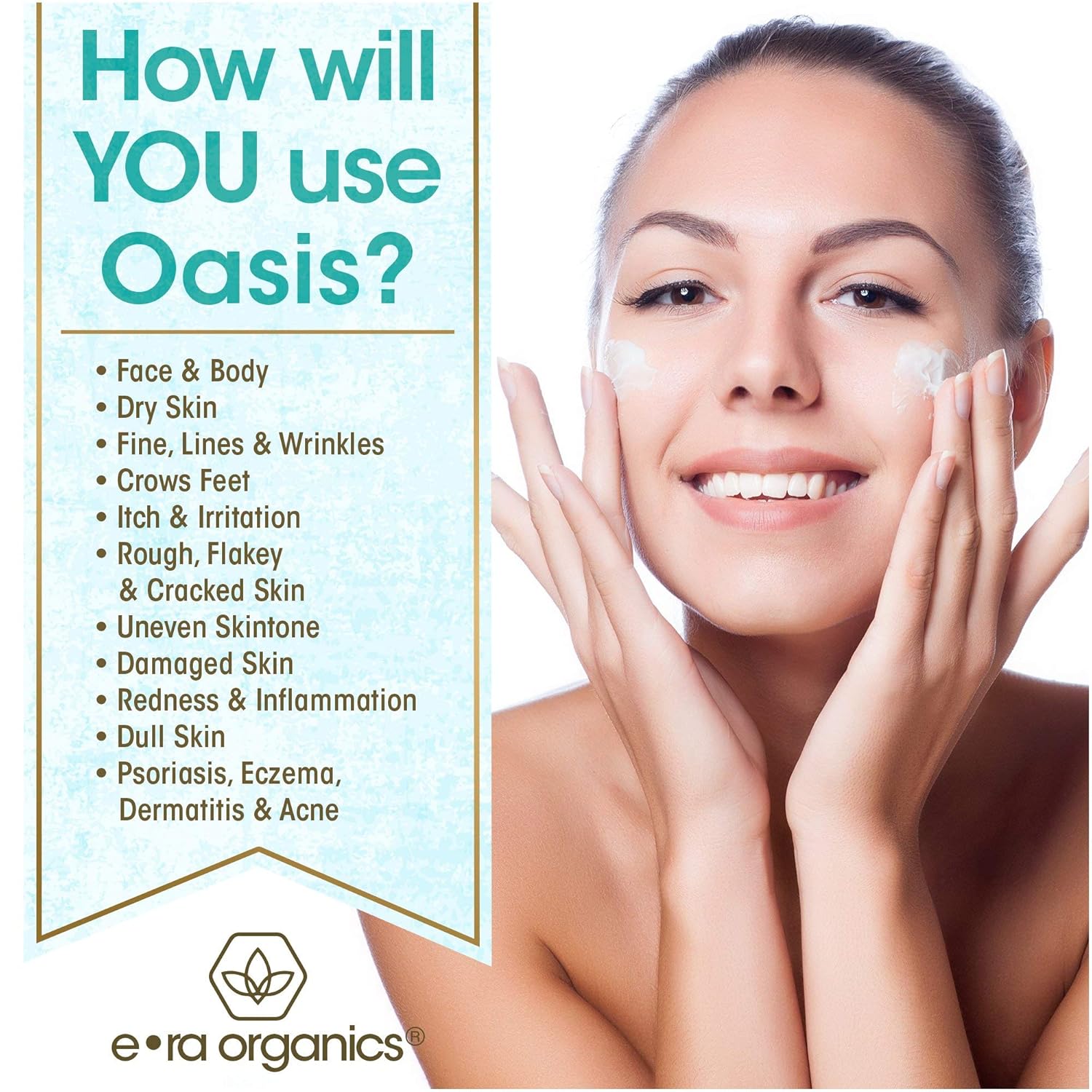 Face Moisturizer for Dry Skin - Extra Hydrating 16-in-1 Age Defense Facial Cream With Manuka Honey, Cocoa Butter, Avocado Oil, Jojoba Oil - pH Balanced Non Greasy Day & Night Cream 2oz Era-Organics: Beauty