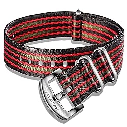 Hemsut Military Style Watch Strap, Seat Belt Watch