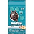 IAMS PROACTIVE HEALTH Adult Indoor Weight & Hairball Care Dry Cat Food, Chicken & Salmon Recipes