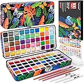 Taotree Watercolor Paint Set 100 Colors, Art Supplies Watercolors Kit Travel Water Colors with 3 Paints Brushes, Crafts Painting Supplies, Drawing Christmas Gifts for Adults Artist Drawing, Painting
