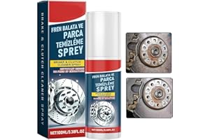 Brake Dust Cleaner, 100ml Car Grease Cleaner, Safe Cleaning Spray for Rotor Detailing Dust Wheel Hub Disc Automotive Iron Rim