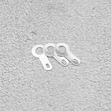 EMSea 200PCS M3.2 Crimp Ring Terminal Silver-Plated Copper Solder Lug for Micro view 6