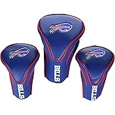 Team Golf NFL Numbered 1, 3, & X, Fits Oversized Drivers, Utility, Rescue & Fairway Clubs, Velour Lined for Extra Club Protection