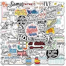 Aazon.co: 200pcs Inspirational Stickers Vinyl Positive Affiration Sticker For Water Bottles