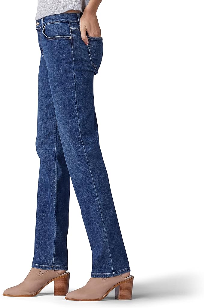 lee petite relaxed fit jeans