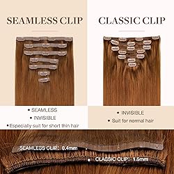 GOO GOO Clip in Hair Extensions Real Human