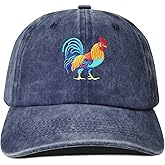 Hepandy Embroidered Rooster Hats