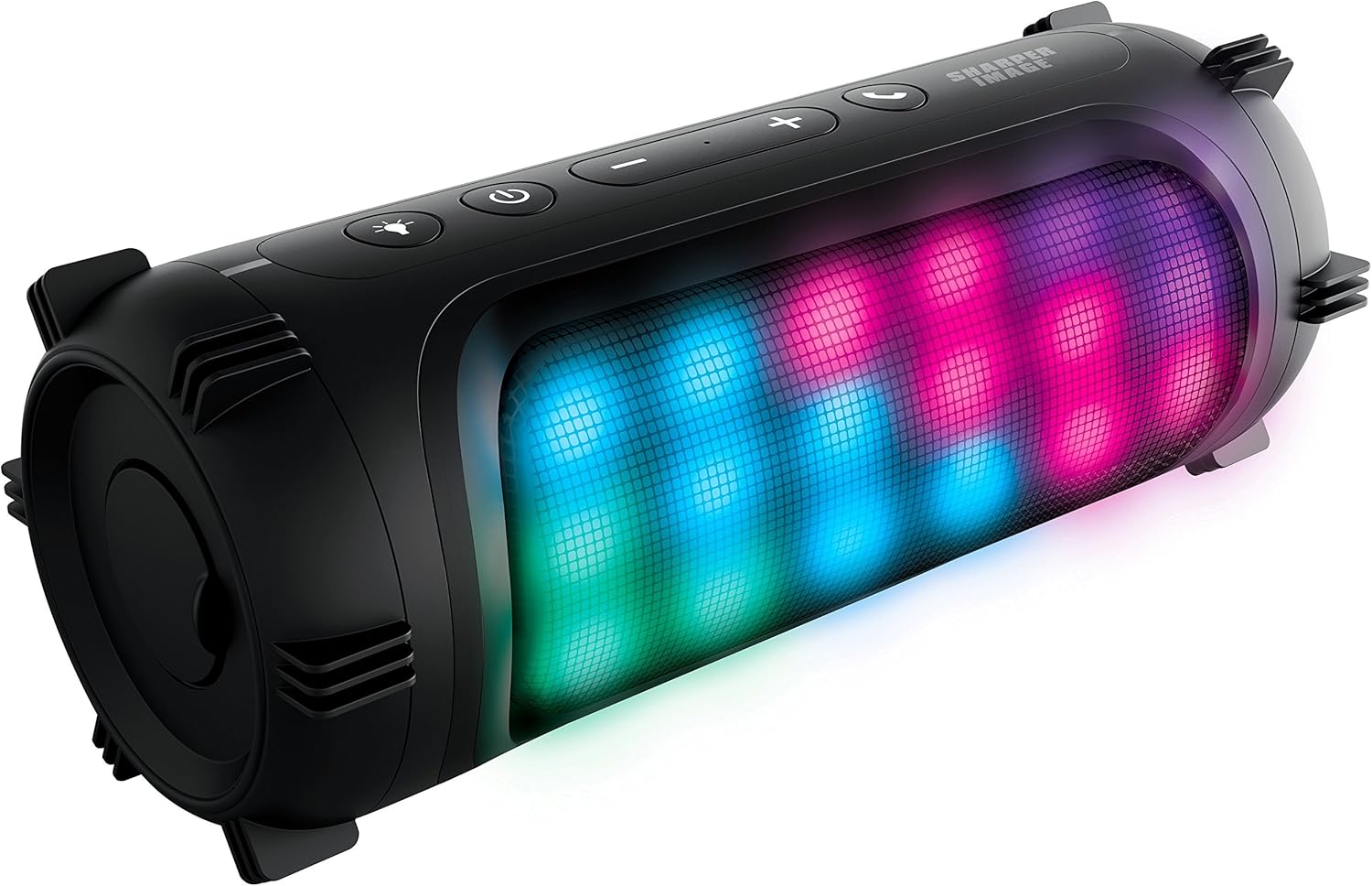 sharper image multicolored wireless party speaker