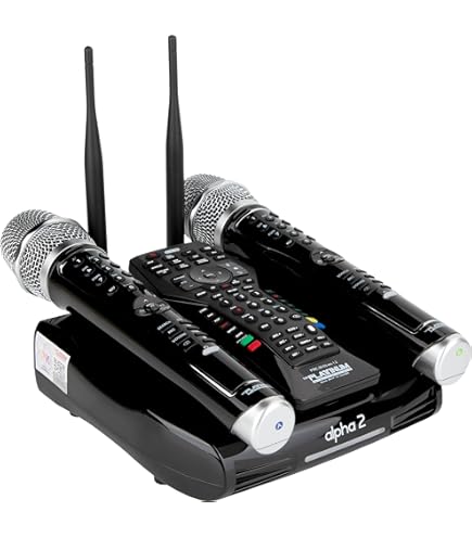Microphone vidéo karaoké Magic Sing ET25K avec chansons intégrées
