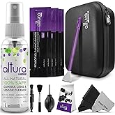 Altura Photo Professional Camera Cleaning Kit for APS-C DSLR & Mirrorless Cameras - Lens and Sensor Cleaner - Includes Case, Spray, Swabs, Blower, Brush, Tissue Paper