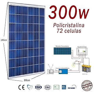Panel solar de alto rendimiento de 300W Fotovoltaico Polycrystalline