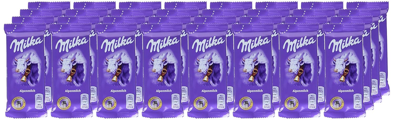Milka Die Kleine Alpenmilch Zartschmelzende Schokoladentafel Aus