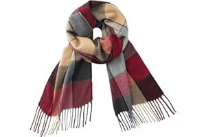 Calvia Cashmere Feel Scarf - Super Soft & Warm for Winter - Elegant Looks for Women & Men