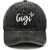 Wodeal Gigi Hats for Women, Gigi Gifts for Grandma, Adjustable Embroidered Grandmother Baseball Cap