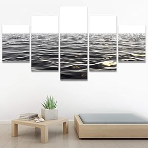 SIGNWIN 5 Panel Canvas Wall Art Modern Art...