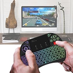 Rii X8 Mini Keyboard,2.4GHz Portable Wireless