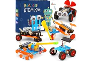 BEANDGE STEM Kits for Kids Crafts 6-8 8-12, Boys Gifts Toys for 6 7 8 Year Old Boy Birthday Gift Ideas, STEM Toys Crafts 6+ 7+ yr, Robotics Science Kits Activities Robot Building Age 8-10 9 10 11 12 13 14