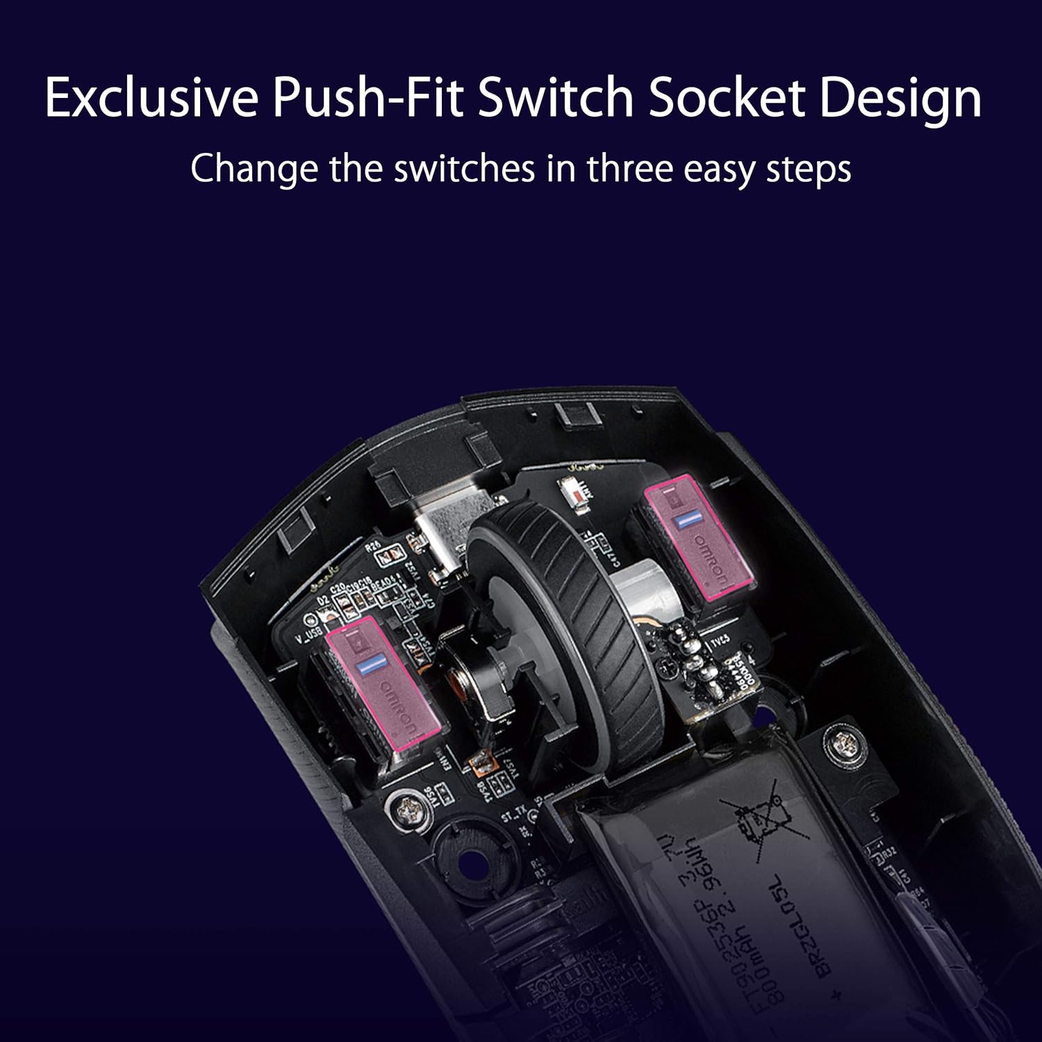 Amazon Com Asus Optical Gaming Mouse Rog Strix Impact Ii Wireless Gaming Mouse With 16 000 Dpi 5 Programmable Buttons Rgb Lighting 2 4 Ghz Long Battery Life Lightweight Ergonomic Computers Accessories