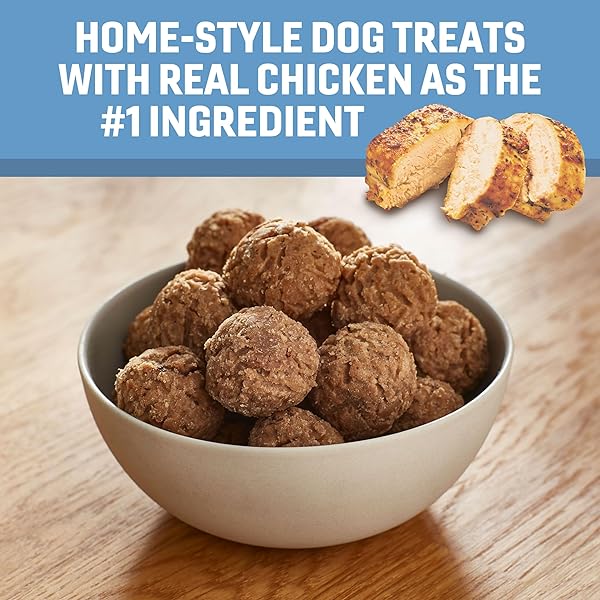 MILO’S KITCHEN CHICKEN MEATBALLS DOG TREATS, 18-OUNCE