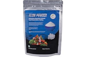 SVATV Alum Powder 250 Gram (8.8 Oz) | Granulated Potassium Alum Powder | Purified Through Shodhan Process | Granulated Powder Alumbre