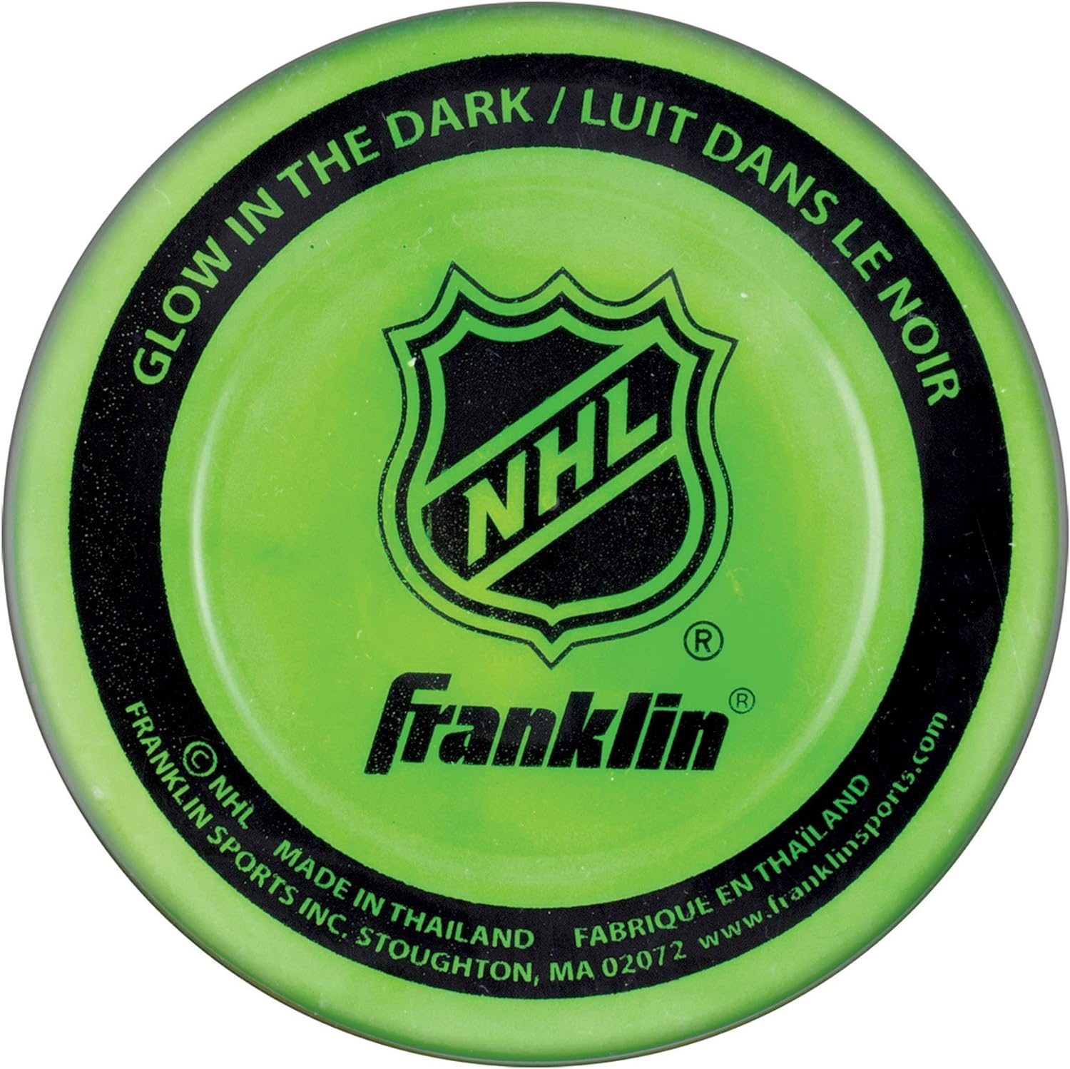 Franklin Sports Street Hockey Puck - Glow in The Dark - NHL : Roller Hockey Balls And Pucks : Sports & Outdoors