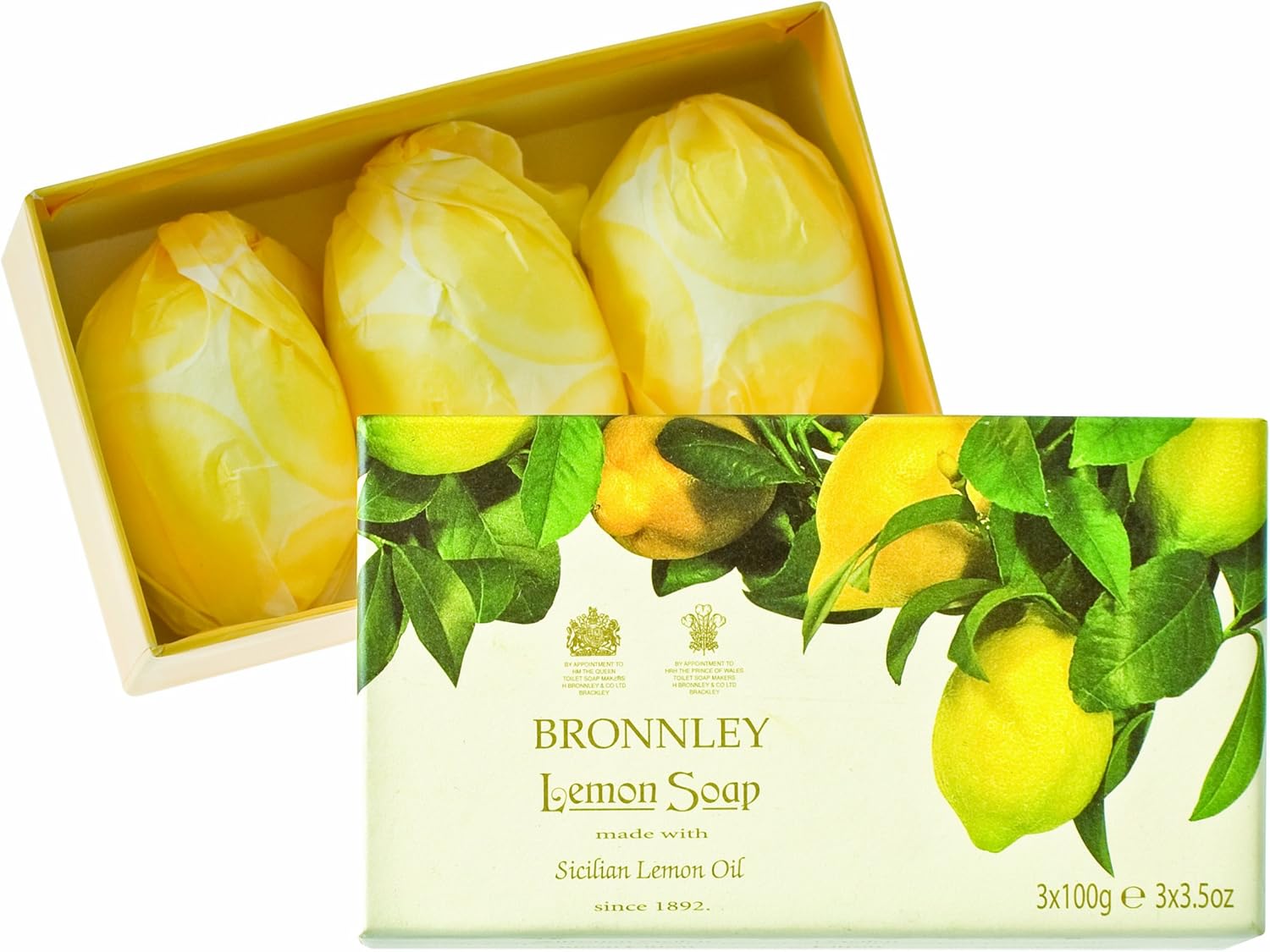 Bronnley Lemon & Neroli Soap 3x100g Amazon.co.uk Beauty