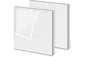 SAKEGDY 2 Pack H7124 Replacement Filters Compatible with GoveeLife H7124 & H712C Smart Air Purifier, 3-IN-1 Filter, Part No. 