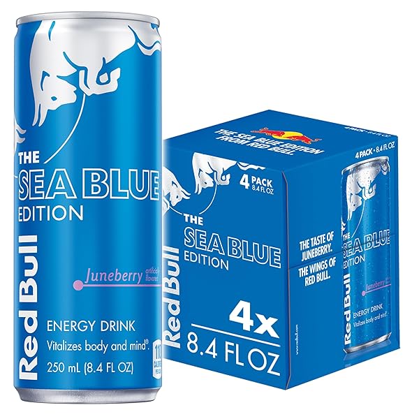 RED BULL SEA BLUE EDITION ENERGY DRINK, JUNEBERRY,...