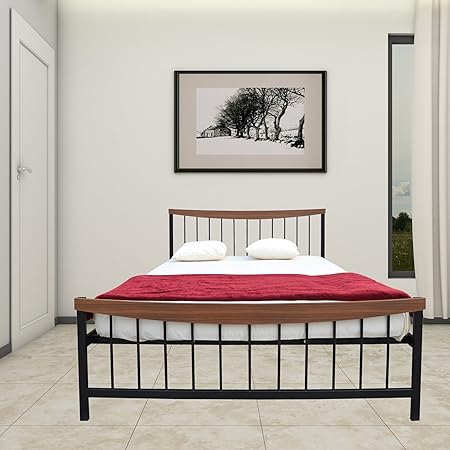 UNiCOS Classique Queen Size Bed (Black)