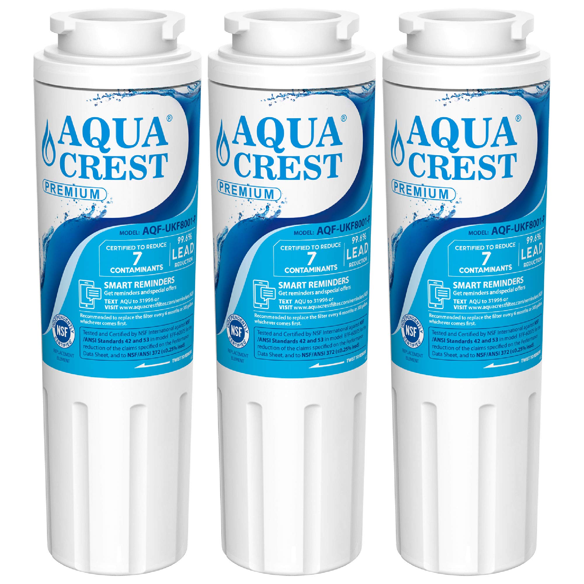 3 Pack Refrigerator Water Filter Replacement for KitchenAid KFXS25RYMS